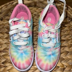 Heelys Pink and Blue Tie-Dye Sneakers